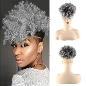 Grey hair piece